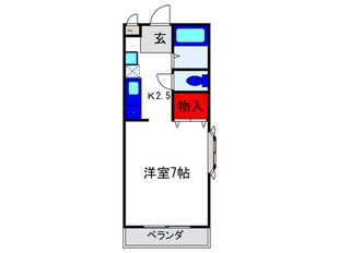 リヴェール西出の物件間取画像